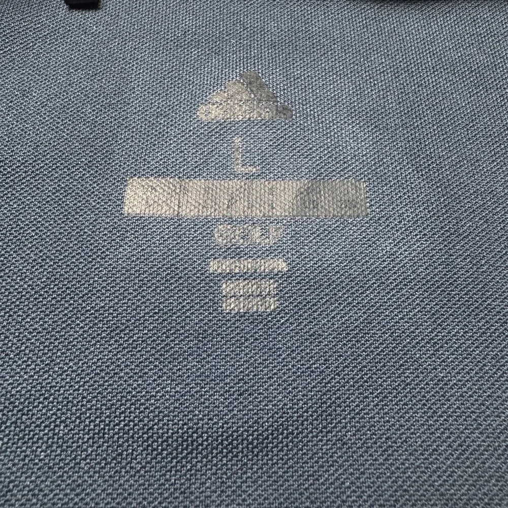 Adidas Men's Golf Quarter Zip Performance Pullover Blue Size‎ Large